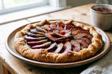 Рассыпчатый сливовый тарт с корицей: съедается до последнего кусочка